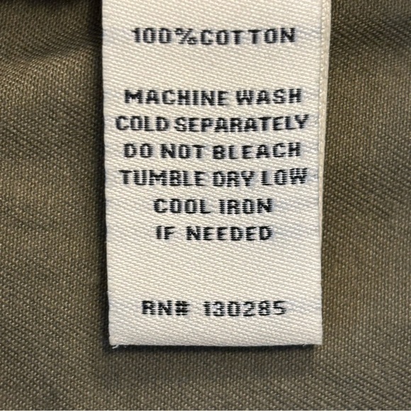 Per Se Olive Green Army Vest Size Large L - Picture 5 of 5